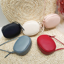 Elliptic small bag 2019 new Joker small fragrant wind small round bag women shoulder shoulder bag Korean students cute tide