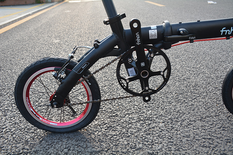 fnhon风行412成人折叠车自行车便携式1401代驾改装外三速折叠车