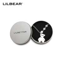 Lilbetter bear light luxury niche necklace couple pendant Tide brand foreign style men and women new gift for girlfriend