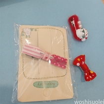 New accessories decorate cute creative hair clip Liu sea clip cartoon combination 3a086