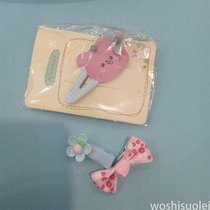 New accessories decorated cute creative hair clip Liu sea clip cartoon combination 3a008