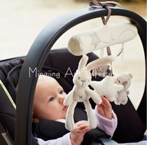 (1) ins bunny Bunny crib bed hanging bed Bell baby appease hanging ornaments photo props
