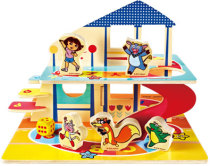 Mead Johnson Giveaway Wisdom Cube Genuine Dora Dora the Explorer Stereo Game Chess Building Blocks