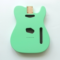 Brand new DIY upgrade TELE guitar violin body bareyang wood alder wood wave green violin body nitro lacquered matt accessories