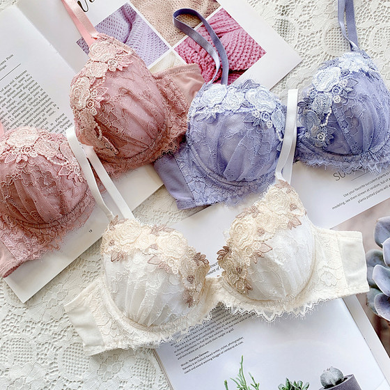 Japanese heavy industry water-soluble flower embroidery luxury high-end girls' big breast steel ring thin cup women's bra underwear GH cup
Japanese heavy industry water-soluble flower embroidery luxury high-end girls' big breast steel ring thin cup women's bra underwear GH cup