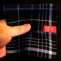 National Goods New Frontier Cotton Majestic Plush Cotton Heavy Pound Diagonal Textured Handkerchief Cotton Japanese Men Pure Cotton Handkerchief