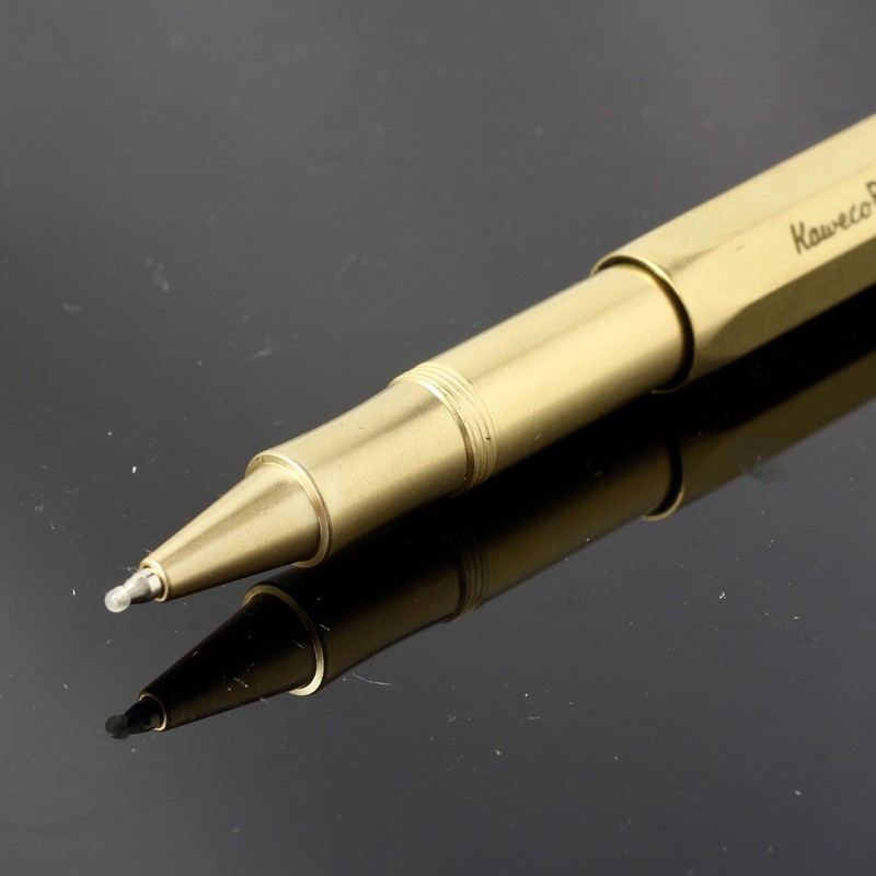 官方授权德国原装kaweco经典sport系列黄铜签字笔宝珠笔小铜棍