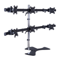 Yo-yo 15 -27 Inch Six Tandem Screen Liquid Crystal Computer Display Base Style Tabletop Putting lift bracket