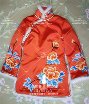 2020 Autumn and Winter heavy silk embroidery Republic of China style cheongsam coat small coat New year jacket