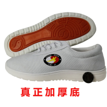 Cotton Tai Chi shoes women canvas beef tendons male martial arts cloth shoes kung fu women shoes wear-resistant thick bottom soft bottom