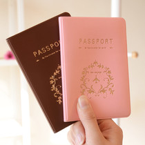 Travel PVC passport protective cover (waterproof and elegant short passport holder) Passport cover Passport bag