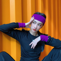 Pure Color Wool Thread wrists Han Edition Street Dance Fitness Games cheerleaders perform Childrens adult wipe Sweat knitted protective gear