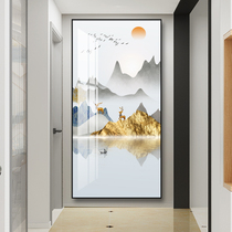 Landscape porch decorative painting Jinshan landscape atmospheric wall painting corridor at the end of the aisle stair background painting hanging painting
