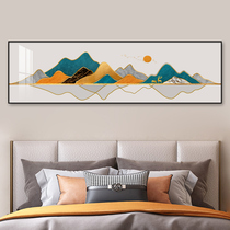 Modern simple master bedroom bedside decorative painting living room sofa background wall painting Atmospheric bedroom hanging painting Crystal porcelain Diamond painting