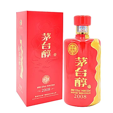 53度茅台醇2008酱香白酒500ml*2瓶[30元优惠券]-寻折猪