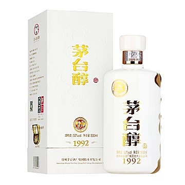 53度茅台醇1992白酒500ml酱香白[211元优惠券]-寻折猪