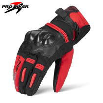 Winter riding gloves motorcycle warm non-slip windproof waterproof anti-drop locomotive full finger touch screen Knight gloves
