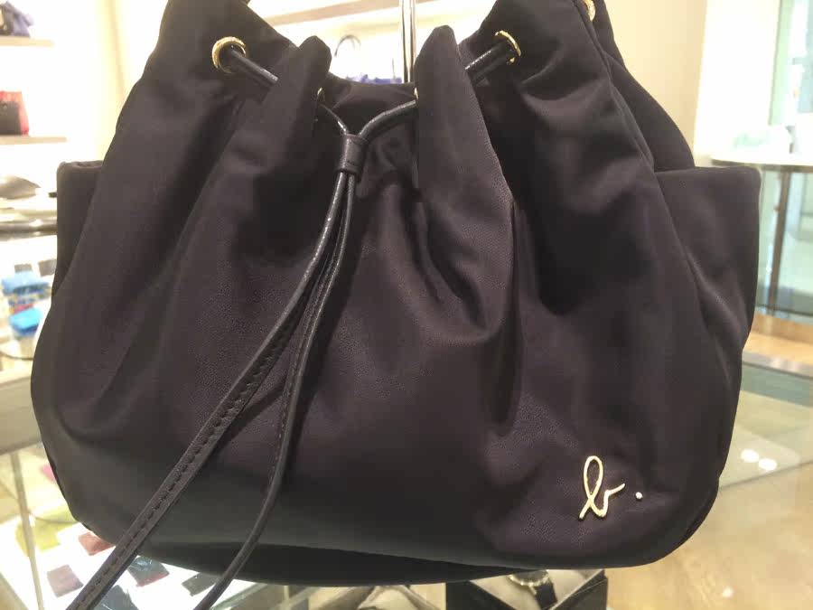 清仓!专柜代购 女包agnes b正品 收口链条单肩包 水桶包