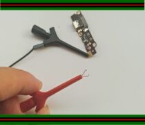 Flying model test Claw hook with wire mini test clip