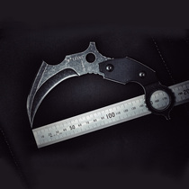 Thunder scorpion stinger D2 outdoor high hardness claw knife knife Self-defense military knife Eagle claw knife Saber portable special knife