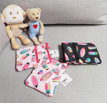 Foreign Trade Meta single Good quality ~ Insect printing Oblique Cross Packet ~ Key Pack Zero wallet Double pocket Mini bag