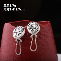 2 26th LIMITED AMOUNT Clean Less Narration Earrings 925 Silver Earrings Clip Ear Button minimalist workplace National Wind Ear Accessories
