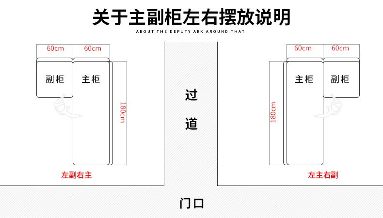 小超市收银台便利店带柜组合转角柜台药店母婴店水果店简约收款台