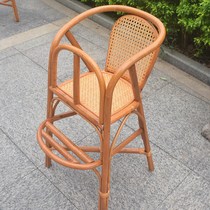 Childrens Tea House Dining Table And Chairs Real Vine Hotel Home Farmstead Modern Rattan Chairs BB Stool Baby Anti-Wrestle Table And Chairs