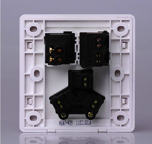 chnt/正泰 开关插座 小按钮一开单控五孔插座 new7系列 new7-439