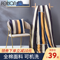 Cotton pillow quilt dual-use office cushion pillow folding car air conditioning nap blanket Two-in-one thickened