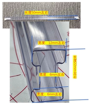Chip transparent tube pvc plastic antistatic new air CAN3 CAN3 CAN5 TO3 TO3 iron cap special