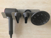 dyson hair dryer bracket non-perforated hanger dyson air dryer shelf hair dryer storage rack wall storage rack