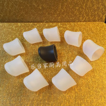 Silicone brown teapot mouth set restaurant countertop teapot leak-proof drip set household kung fu tea spout set