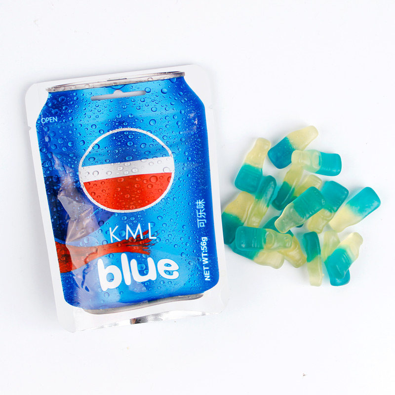 创意网红新品零食 蓝色可乐味软糖多种口味送男友闺蜜 第二件半价_7折