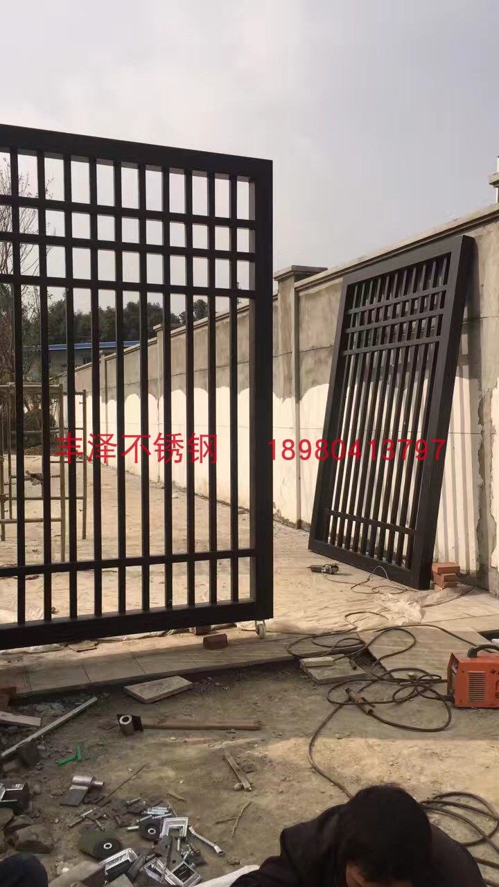 成都厂家制作铁艺大门 铁花大门 庭院大门 花园小门 别墅大门