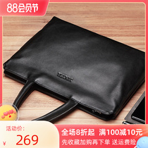 Fig Mens bag leather bag business 2021 bull leather bag bag bag bag mens bag briefcase backpack