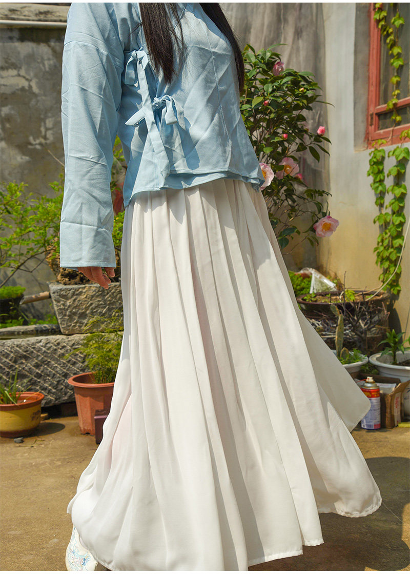 雪纺汉服衬裙女马面内搭打底裙加大摆4.5米六米襦裙防透半身裙夏