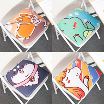 Summer ice silk cushion breathable cool office sedentary chair stool memory cotton seat cushion butt cushion