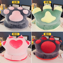 King size cute cat paw nap pillow Student lying pillow Lunch break pillow Sleeping artifact lying on the office table