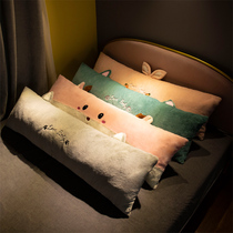 Headboard large cushion soft bag removable bed sofa back cute plush long pillow bed backrest bedroom