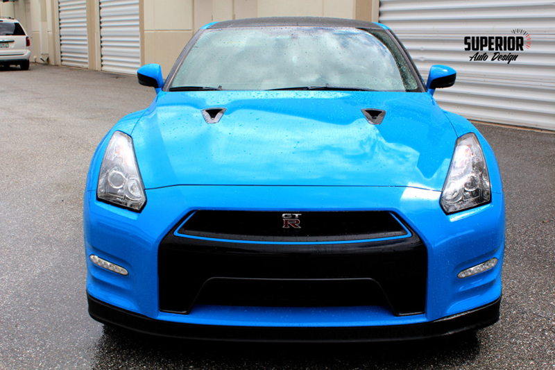 美国3m进口车身贴膜1080 铸造级高亮深邃蓝gloss intense blue