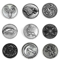 Game Of Thrones Pin Brooches Game Of Thrones Nine Family Badge Brooch Pin