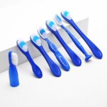 Prison pen guard detained labor and rehabilitation center psychiatric safety fingers soft handle rubber prisoner special toothbrush