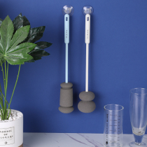 Long handle to wash cups artifact wash cups bottle clean brush sponge small brush without dead corners water cup shabu