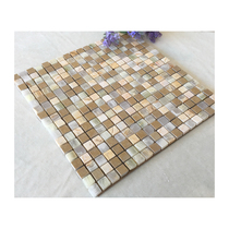 Natural stone mosaic tile Marble Emperor Gold Jade gold bi porch waistline toilet wall sink