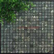 Antique stone mosaic wall sticker marble black and white root 15mm cultural fossil waistline bathroom bathroom background wall