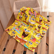Sponge baobao absorbent square towel soft cotton wash face cleansing cartoon cute 34 * 35cm home