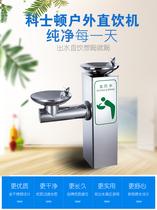 Direct water dispenser Scenic Area School Park outdoor public direct drinking table Press drinking water fountain 304 stainless steel