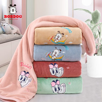 Babu bean baby blanket Baby blanket Childrens blanket Double newborn cover blanket Air conditioning blanket thickened in autumn and winter