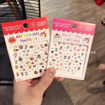 Anpanman childrens cute nail stickers Nail Stickers Decal Decoration Cartoon Stickers